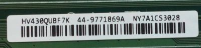 T-CON PARA TV SONY / NUMERO DE PARTE 44-9771869A / 47-6021448 / HV430QUBF7K / NY7A1CS3028 / NUMERO DE PANEL YSCM043CCO11 / MODELO KD-43X80K / KD-43X80K - Imagen 2